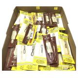 Lot, assorted patch pullers for gun cleaning,