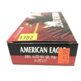 Box of .380 Auto- 95 Gr. FMJ American Eagle