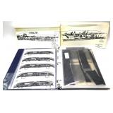 Booklet of assorted photos, slides, and drawings