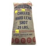25 lb. bag of No. 7 1/2 chilled hard lead shot,