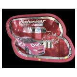 Budweiser Dale Earnhardt Jr. framed mirror,