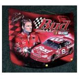Bud Dale Earnhardt Jr. car hood sign,