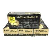 x4 - Boxes of 9mm Makarov- 95 Gr. Sellier &
