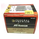 Box of .410 Ga. 2.5" No. 4 Federal Premium