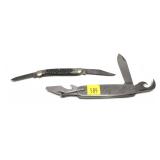 Lot, US Military folding knife and Case 62109X