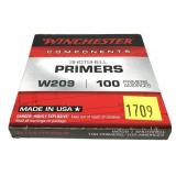 Box of Shotgun Primers- Winchester W209 - 100