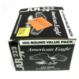 Box of .223 REM 55-grain FMJ Federal AE