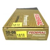 Box of .30-06 Sprg.- 165 Gr. Boat-tail SP