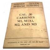 Military manual: Cal. 30 Carbines, Dept. of