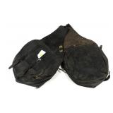 Vintage U.S. cavalry leather saddle bag