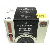 Box of .22 LR. Federal Auto Match cartridges,