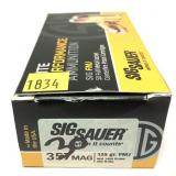 Box of .357 Mag.- 125 Gr. FMJ Sig Sauer