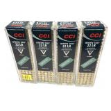 x4- Boxes of .22 LR CCI Green Tag Cartridges -