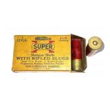 Vintage box Western 12 Ga. 2 3/4" rifled slugs,