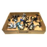 Lot, 7 assorted fishing reels includes: