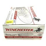 Box of 9mm Luger- 115 Gr. FMJ Winchester