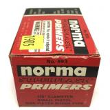 Box of Norma small pistol primers No. 993 -