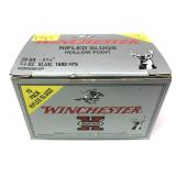 Box of 20 Ga. 2.75" Winchester HP rifled slugs,