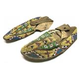 Vintage Native American hand beaded moccasins