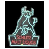 Schlitz Malt Liquor light-up sign, 24" x 19"