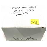 Box Starline .357 Mag. brass, marked 100 pcs.