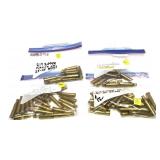 Lot, assorted bags brass: 2 bags .219 Zipper on