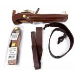 Lot, large leather shoulder holster marked 3175,