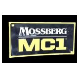 Mossberg MC1 tin sign, 12" x 23 1/2