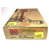 Box of .300 H & H 180-grain interbond Hornady