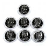 x7- 2019 Kennedy half dollars, BU -x7 half