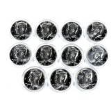 x11- 2019 Kennedy half dollars, BU -x11 half