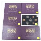 x6- Great Britain coin sets -x6 sets- Sold by