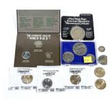 Lot, coins with silver, 14 pcs.