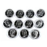 11- 2019 Kennedy half dollars, BU -x11 half