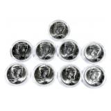 x9- 2018 Kennedy half dollars, BU -x9 half