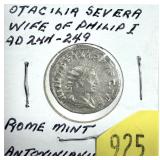 Ancient Roman coin, AD 244-249