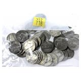 x39- War nickels, 35% silver -x39 nickels -Sold by