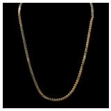 14K Yellow gold 15" chain necklace, 1.5 grams