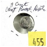 3-cent silver piece, no date