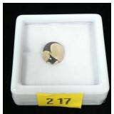 Cabochon oval 12 x 10mm peanut wood jasper,