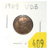 1909-VDB Lincoln cent