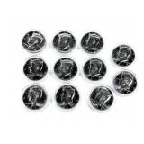 x11- 2019 Kennedy half dollars, BU -x11 half