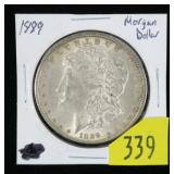 1889 Morgan dollar