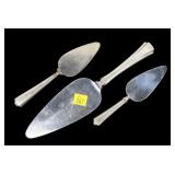 Lot, 3 Sterling handle serving pieces