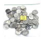 x77- Dimes, 90% silver -x77 dimes -Sold by the