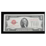 $2 red seal series of 1928G