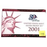 2001 silver Proof set