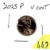 2023 Lincoln cent, Extra V