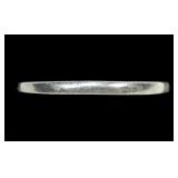 Sterling silver band ring, size 11