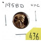 1958-D Lincoln cent